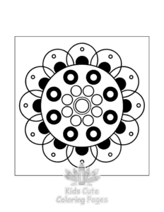 Free printable Comfy Patterns coloring page for kids