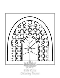 Comfy Patterns coloring page for girls, free to print