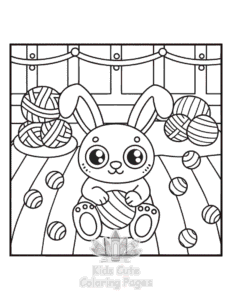 Simple Comfy Retreat coloring page for toddlers