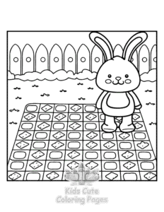Printable Comfy Retreat coloring sheet for preschoolers