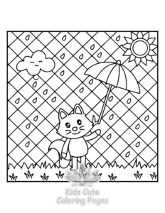 Free printable Comfy Retreat coloring page for kids