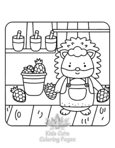 Free Comfy Retreat coloring pages to print at home