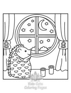 Free Comfy Retreat coloring pages to print at home