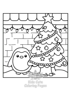 Easy Comfy Retreat coloring sheet for young children