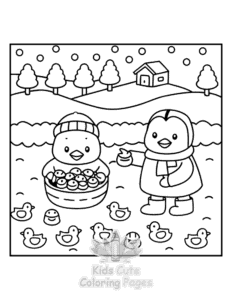 Free printable Comfy Retreat coloring page for kids