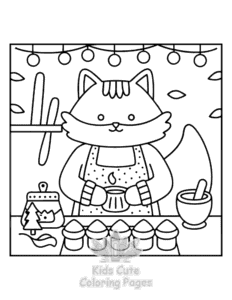 Free Comfy Retreat coloring pages to print at home