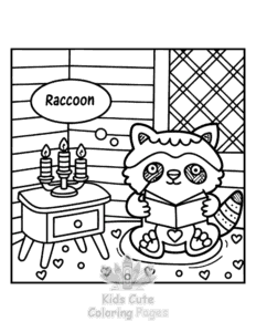 Simple Comfy Retreat coloring page for toddlers