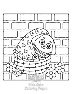 Comfy Retreat coloring page for boys, printable at home