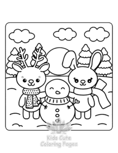 Free printable Comfy Retreat coloring page for kids