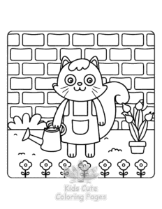 Comfy Retreat coloring page for girls, free to print