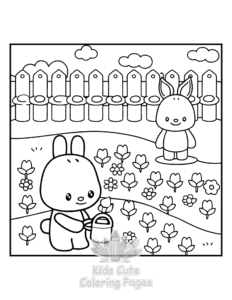 Printable Comfy Retreat coloring sheet for preschoolers