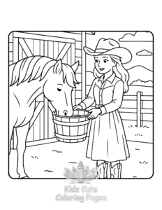 Cowboys Life coloring page for boys, printable at home