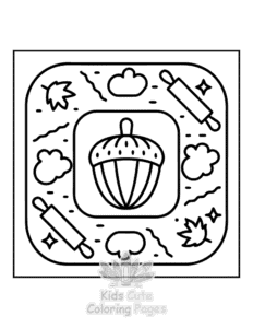 Free Cozy Autumn coloring pages to print at home