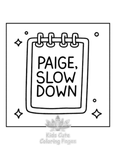 Cozy Autumn coloring page for girls, free to print
