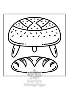 Printable Cozy Autumn coloring sheet for preschoolers