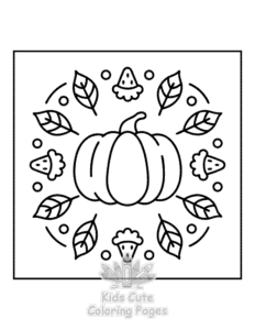 Free Cozy Autumn coloring pages to print at home