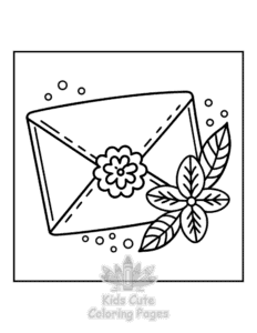 Easy Cozy Autumn coloring sheet for young children