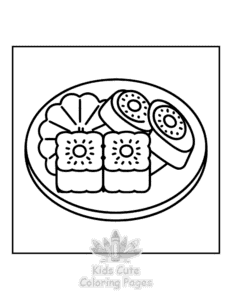 Cozy Autumn coloring page for girls, free to print