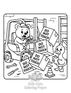 Dibujo para colorear de Escuadrón de detectives para niñas, gratis para imprimir