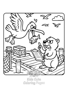 Dibujo de Escuadrón de detectives para colorear para actividades en el aula