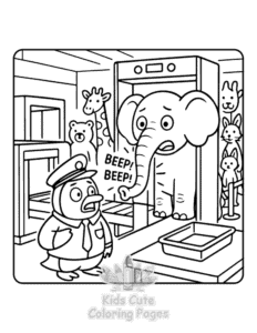 Dibujo gratis para imprimir de Escuadrón de detectives para niños