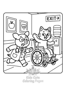Dibujo para colorear de Escuadrón de detectives para niñas, gratis para imprimir