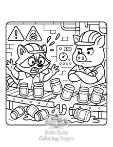Dibujo de Escuadrón de detectives para colorear para actividades en el aula