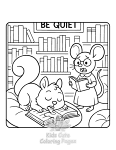 Dibujo para colorear de Escuadrón de detectives para niños, para imprimir en casa