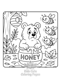 Dibujo sencillo de Escuadrón de detectives para colorear, para los más pequeños