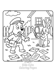 Dibujo gratis para imprimir de Escuadrón de detectives para niños
