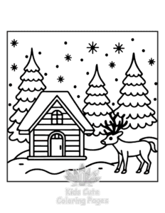 Free printable Cozy Europe coloring page for kids