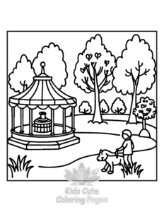 Cozy Europe coloring page for boys, printable at home