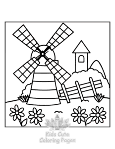 Free printable Cozy Europe coloring page for kids