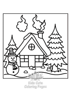 Cozy Europe coloring page for boys, printable at home