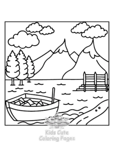 Free Cozy Europe coloring pages to print at home