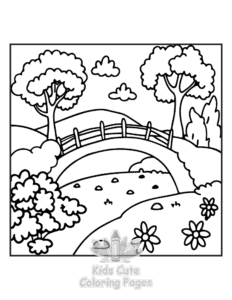 Cozy Europe coloring page for boys, printable at home