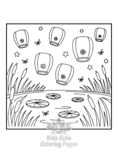 Free Cozy Girl with Summer Vibes coloring pages to print at home