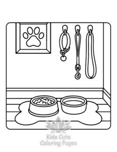 Free Cozy Home Moments coloring pages to print at home