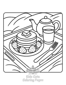 Free printable Cozy Home Moments coloring page for kids
