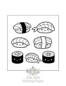 Printable Cozy Japan coloring sheet for preschoolers