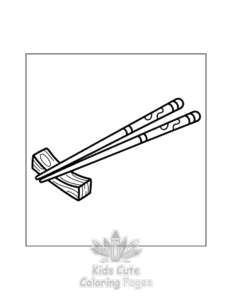 Cozy Japan coloring page for girls, free to print