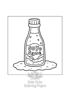 Cozy Japan coloring page for classroom activities