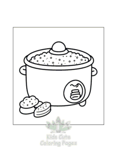 Free printable Cozy Japan coloring page for kids