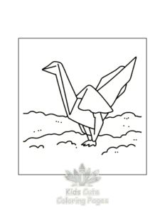 Printable Cozy Japan coloring sheet for preschoolers