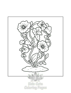 Cozy Japan coloring page for classroom activities