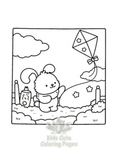Cozy Japan coloring page for boys, printable at home