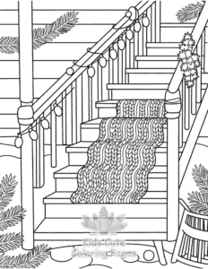 Free Cozy Spaces coloring pages to print at home