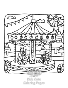 Free printable Cute Cozy Eras coloring page for kids