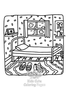 Cute Cozy Eras coloring page for boys, printable at home