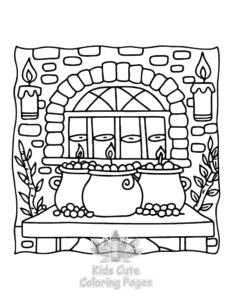 Cute Cozy Eras coloring page for boys, printable at home